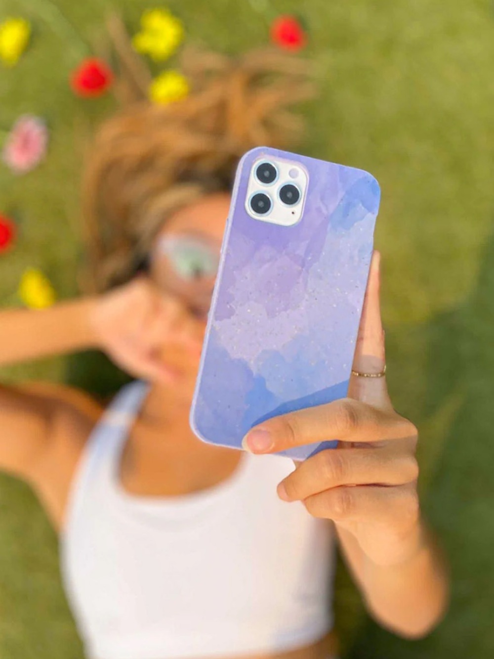 Pela Lavender Blue Reflections iPhone 12/iPhone 12 Pro Case